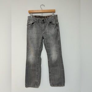 Express Men's Slim Fit Gray Wash Jeans